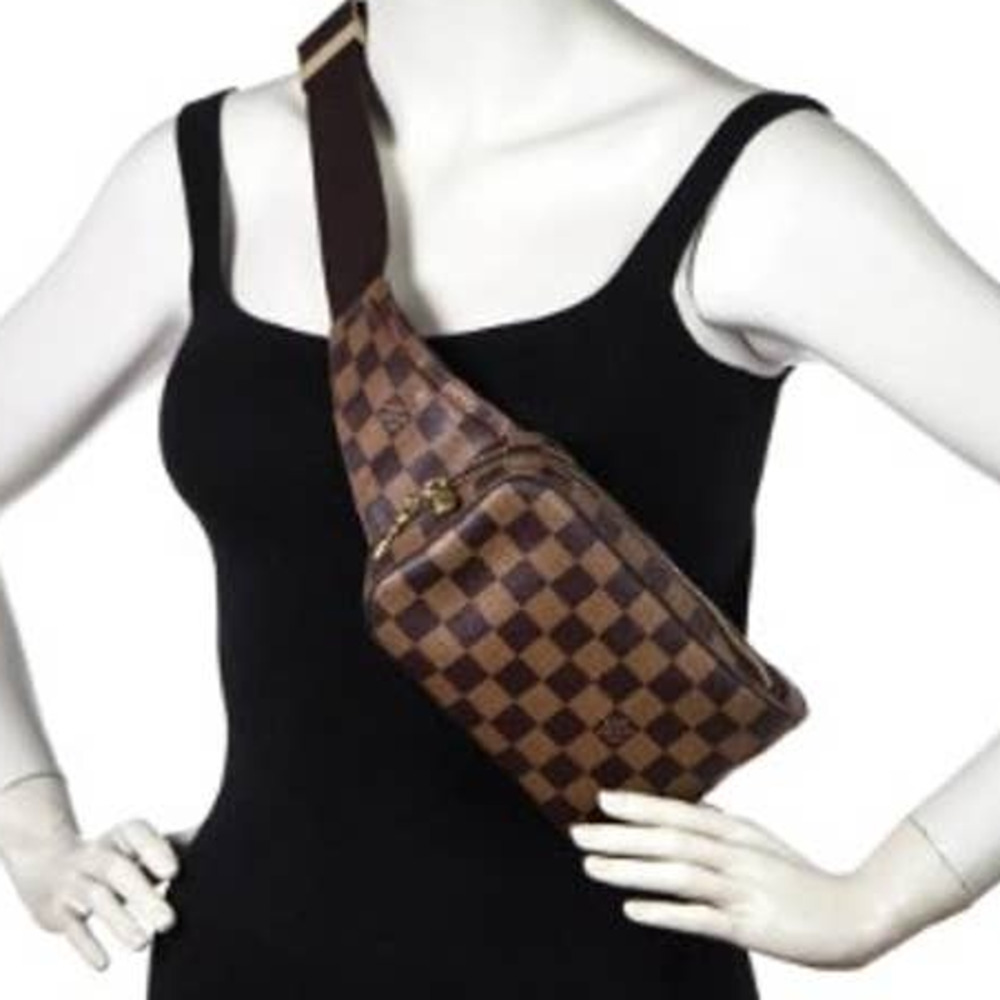 💎✨BEAUTIFUL✨💎 AUTHENTIC Louis Vuitton Damier Geronimos Body Bag Waist Bag